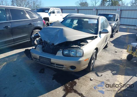 2002 Hyundai Elantra Gls z USA, uszkodzony, nr VIN KMHDN45D62U320341